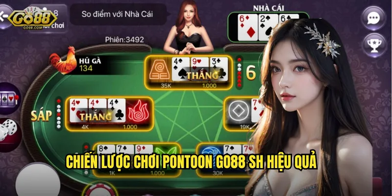 Chiến lược chơi Pontoon go88 sh hiệu quả