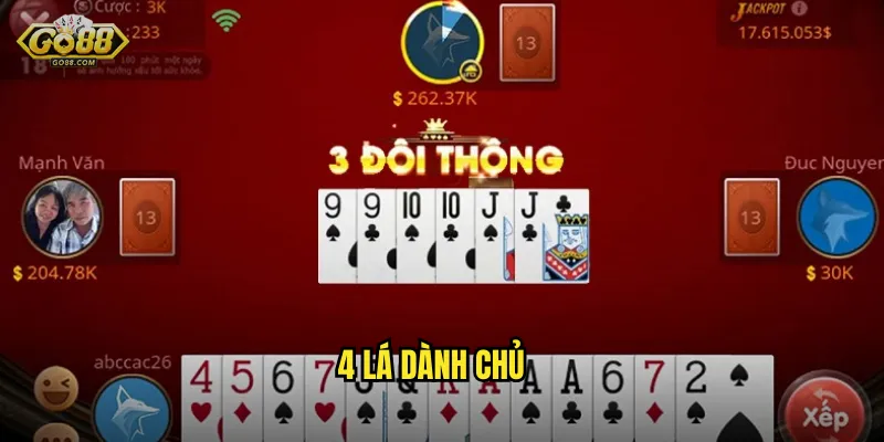 4 Lá Dành Chủ go88 sh - Trò Chơi Nhóm Đầy Kịch Tính 6 4 Lá Dành Chủ